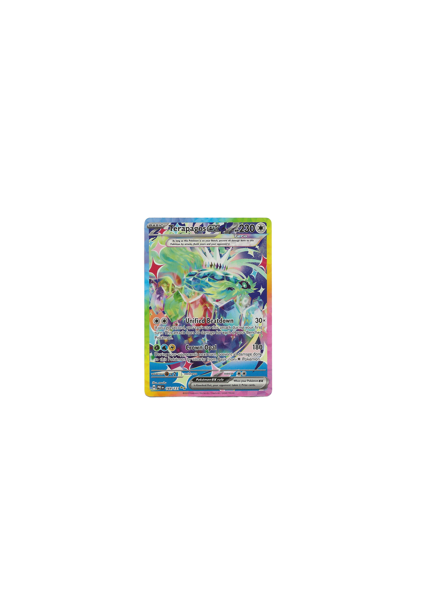 Terapagos ex - 169/131 - SV: Prismatic Evolutions (PRE)