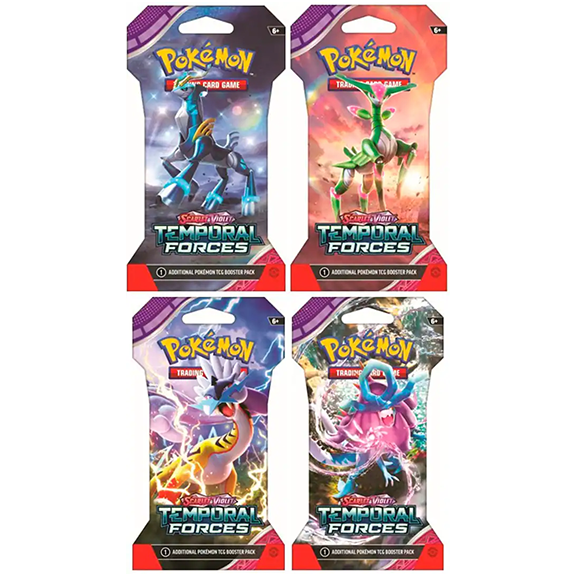 Pokémon - Trading Card Game: Scarlet & Violet— Temporal Forces Sleeved Booster - Styles May Vary