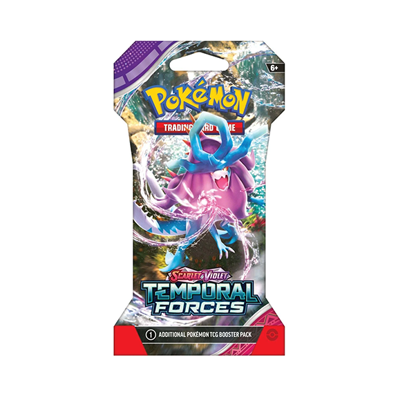 Pokémon - Trading Card Game: Scarlet & Violet— Temporal Forces Sleeved Booster - Styles May Vary