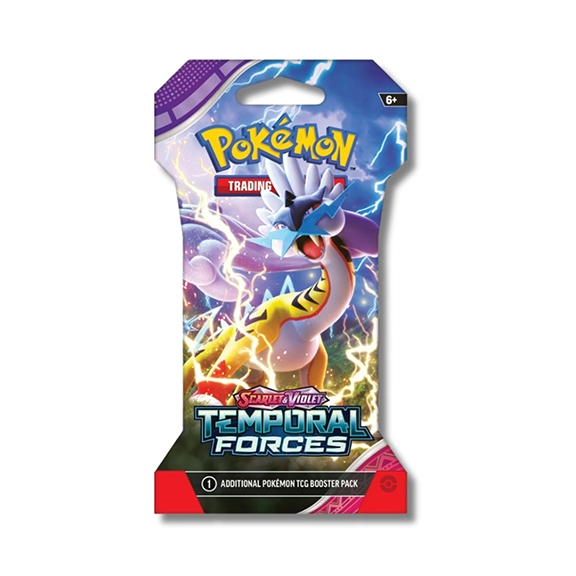 Pokémon - Trading Card Game: Scarlet & Violet— Temporal Forces Sleeved Booster - Styles May Vary