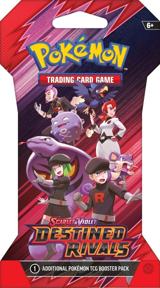 Pokémon TCG: Scarlet & Violet-Destined Rivals Sleeved Booster Pack (10 Cards) - 1 Pack